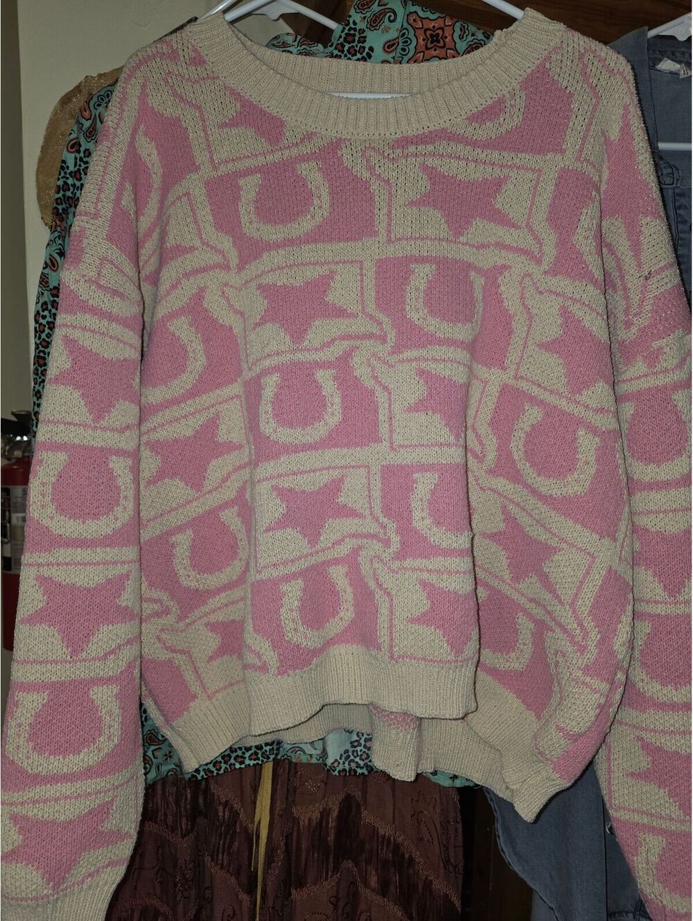 Bailey Rose Horseshoe and stars sweater